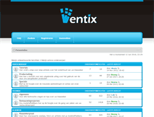 Tablet Screenshot of forum.ventix.be